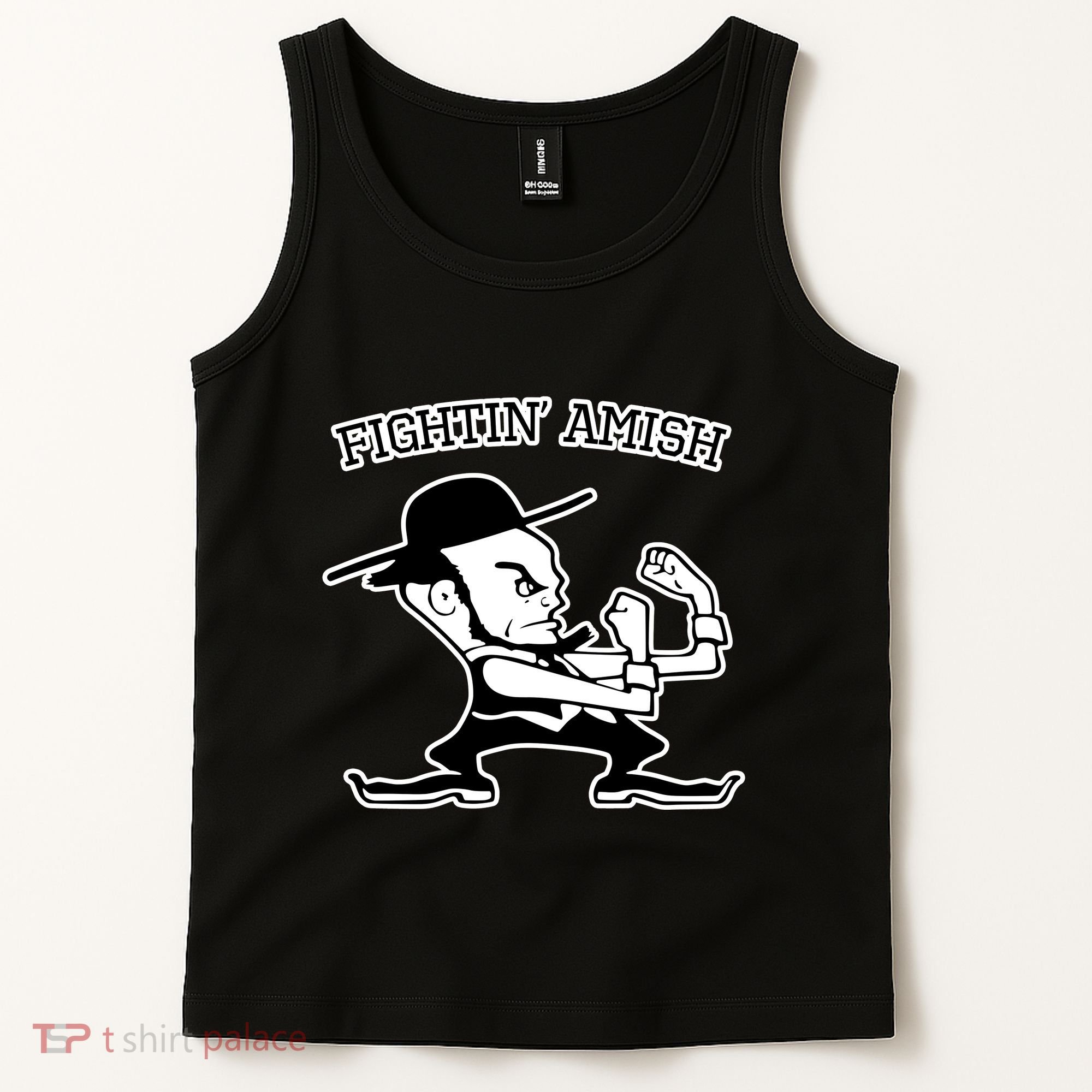 Funny Fighting Amish Tank Top