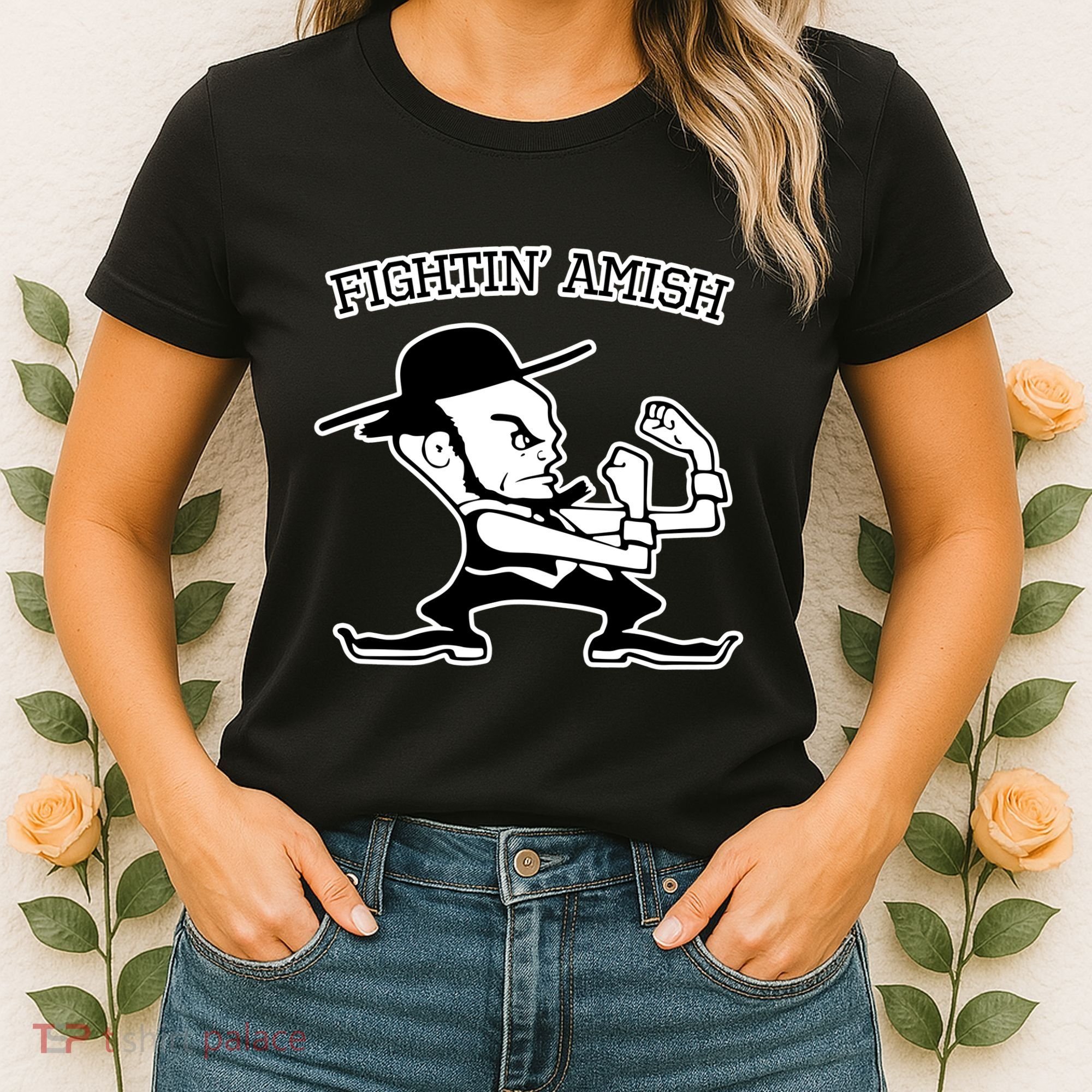 Funny Fighting Amish Women's T-Shirt