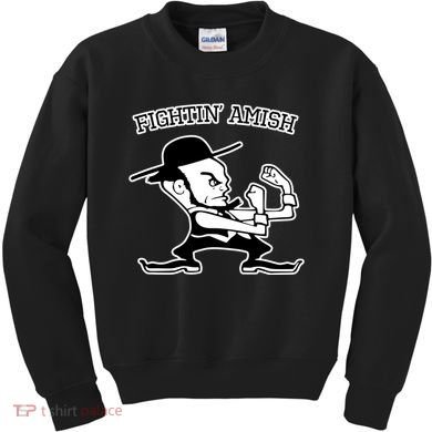 Funny Fighting Amish Kids Sweatshirt