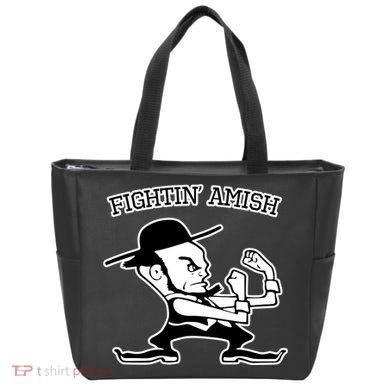 Funny Fighting Amish Tote Bag