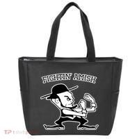 Funny Fighting Amish Tote Bag thumb 0