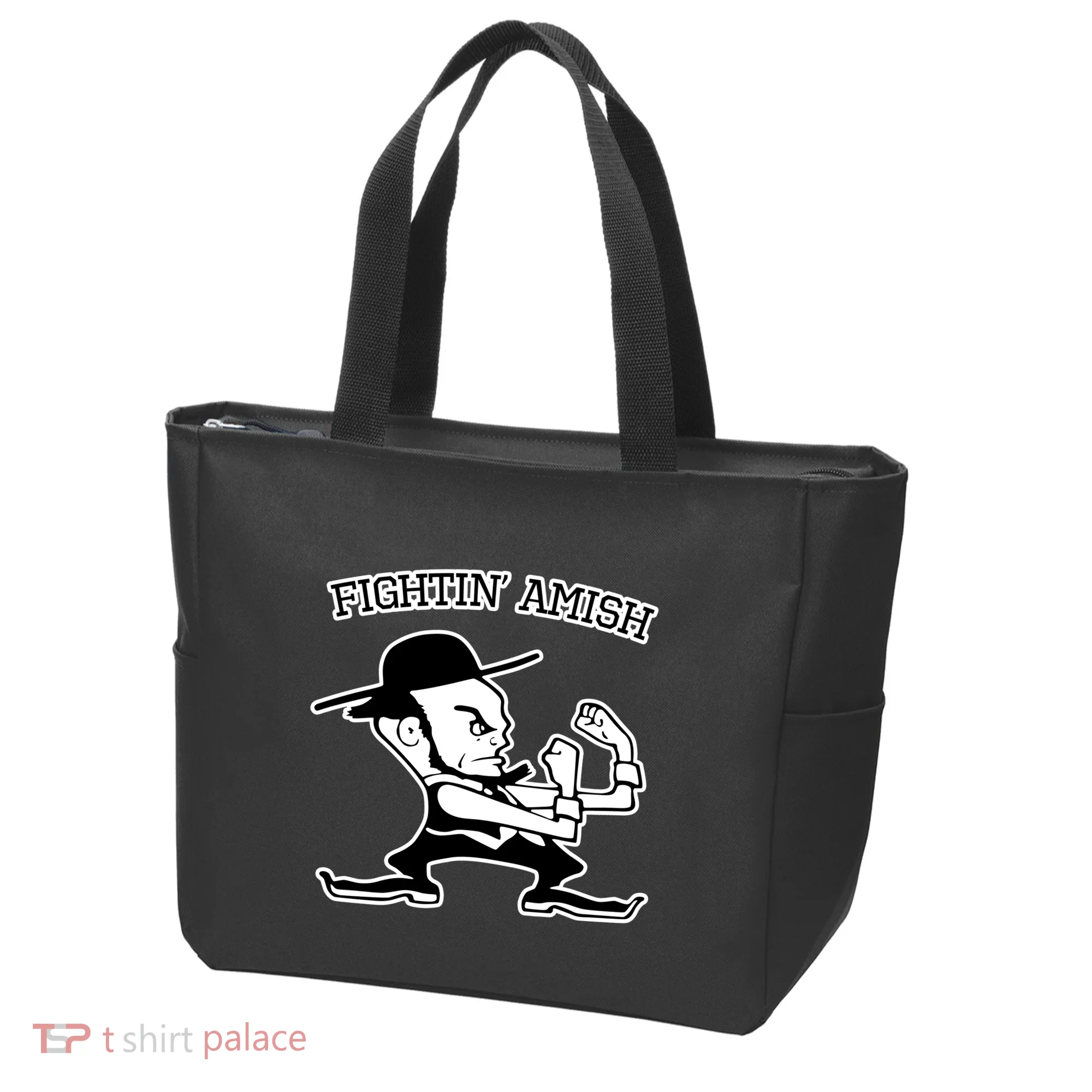 Funny Fighting Amish Tote Bag