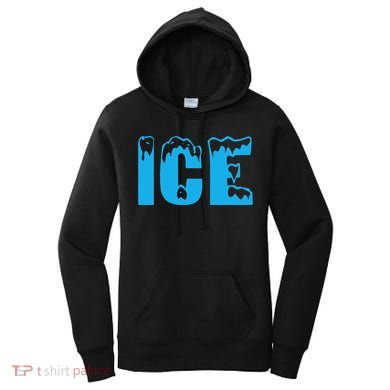 Funny Fire And Ice Costume Halloween Family Matching Funny Women's Hoodie