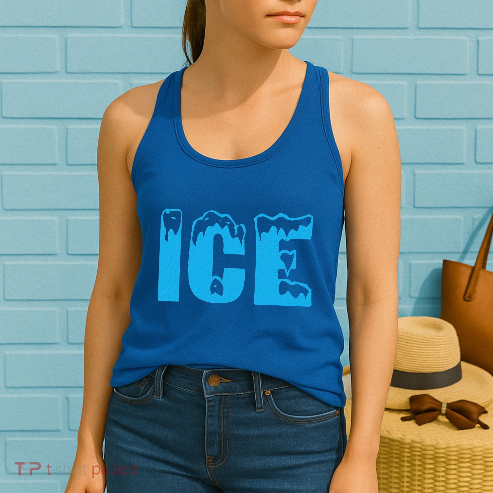 Funny Fire And Ice Costume Halloween Family Matching Funny Women's Tank Top