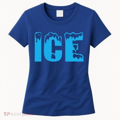 Funny Fire And Ice Costume Halloween Family Matching Funny Women's T-Shirt