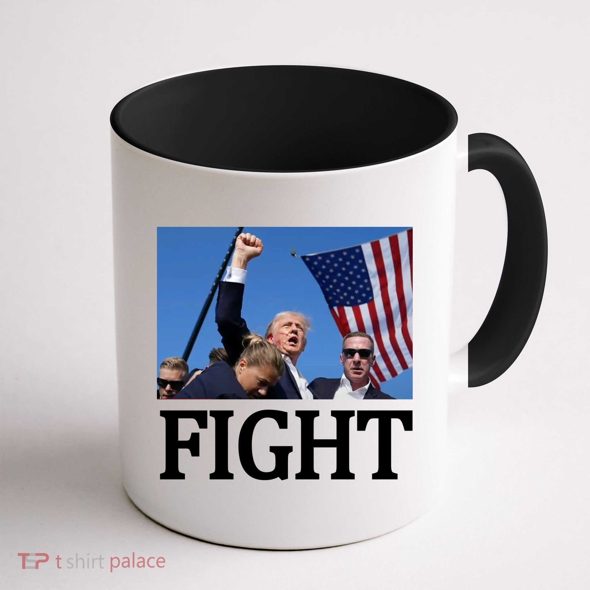 Fight For America Trump Assassination Attempt Fist Coffee Mug