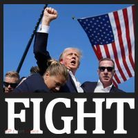 Fight For America Trump Assassination Attempt Fist Tumbler thumb 3