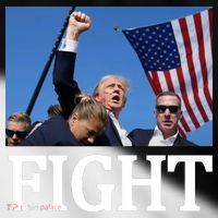 Fight For America Trump Assassination Attempt Fist Toddler Fine Jersey T-Shirt thumb 2