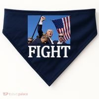 Fight For America Trump Assassination Attempt Fist USA-Made Doggie Bandana thumb 0