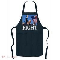 Fight For America Trump Assassination Attempt Fist Apron thumb 0