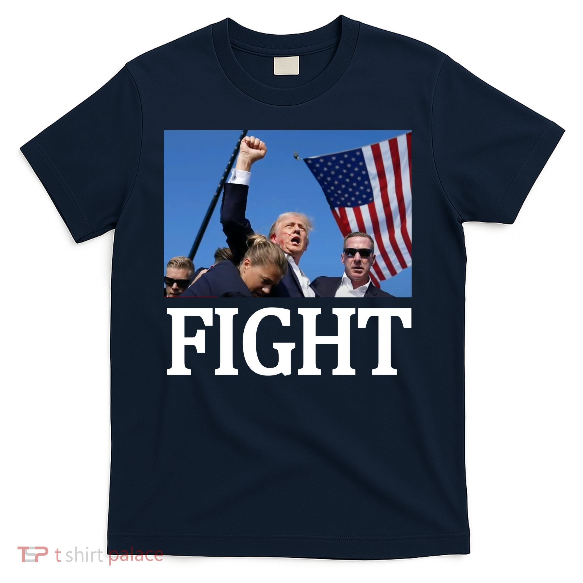 Fight For America Trump Assassination Attempt Fist T-Shirt