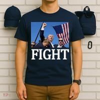 Fight For America Trump Assassination Attempt Fist T-Shirt thumb 6