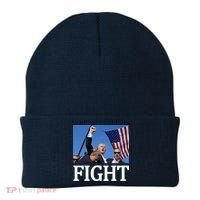 Fight For America Trump Assassination Attempt Fist Beanie thumb 0