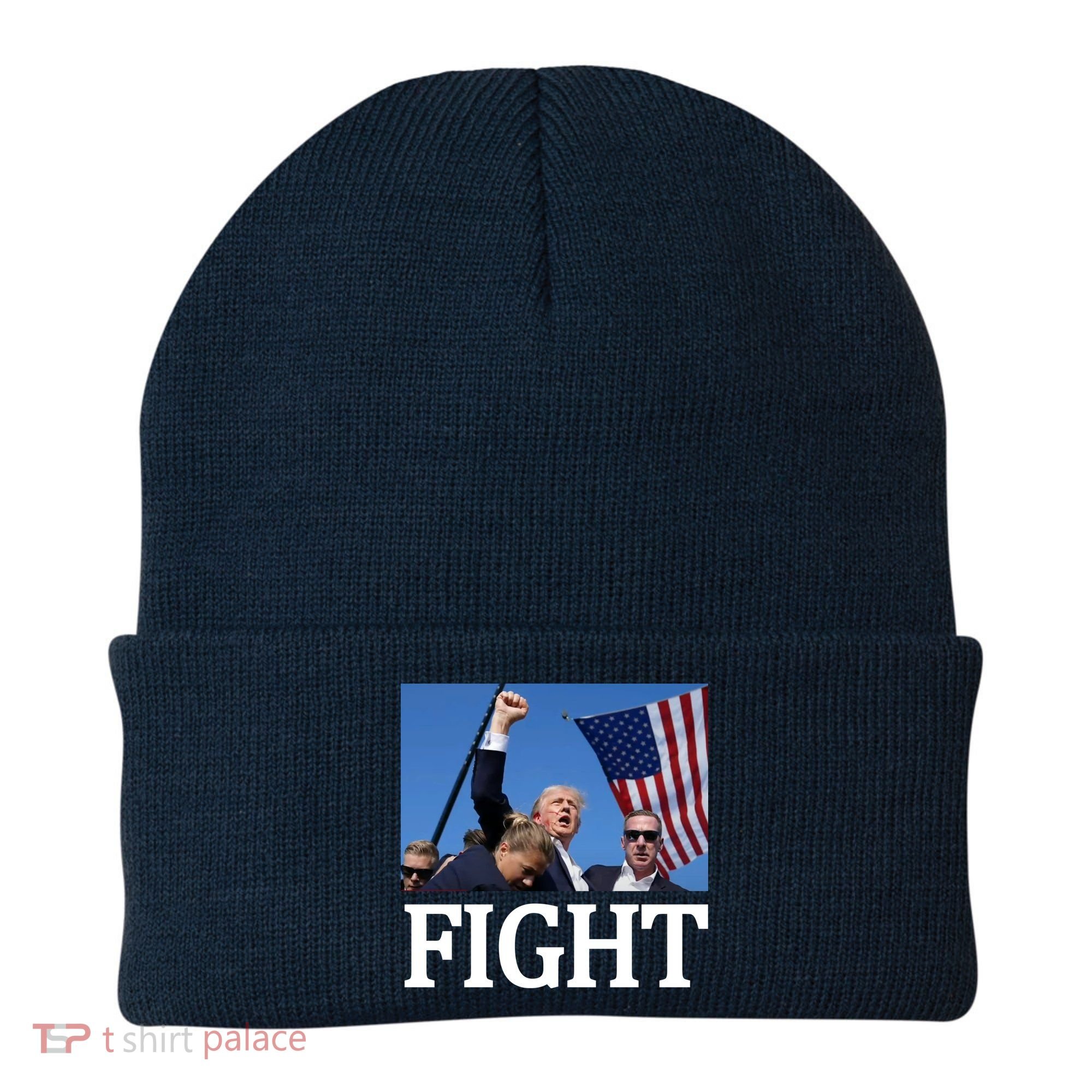 Fight For America Trump Assassination Attempt Fist Beanie