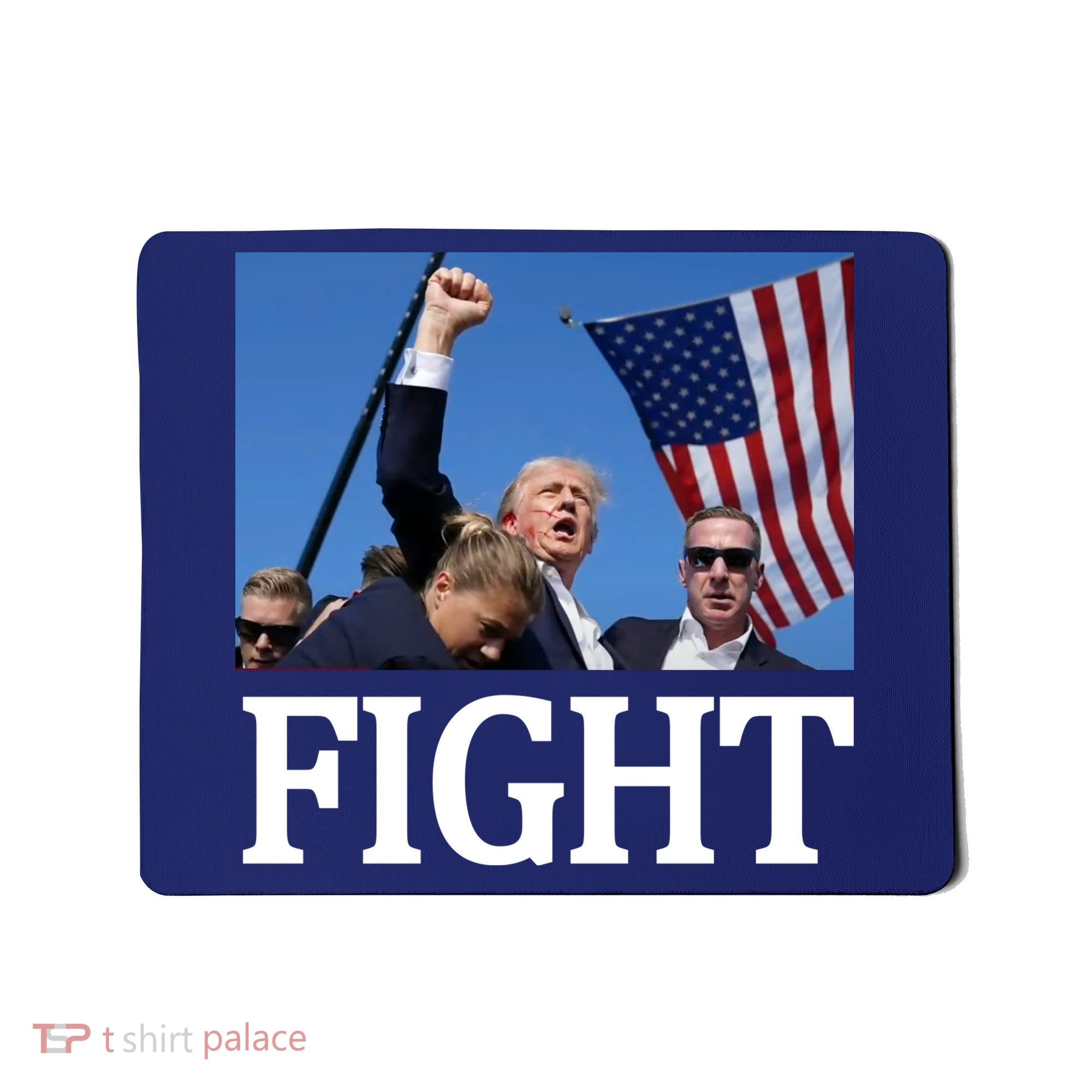 Fight For America Trump Assassination Attempt Fist Mousepad