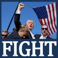 Fight For America Trump Assassination Attempt Fist Women's Tank Top thumb 5