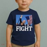 Fight For America Trump Assassination Attempt Fist Toddler T-Shirt thumb 2