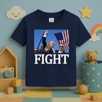 Fight For America Trump Assassination Attempt Fist Toddler T-Shirt thumb 3