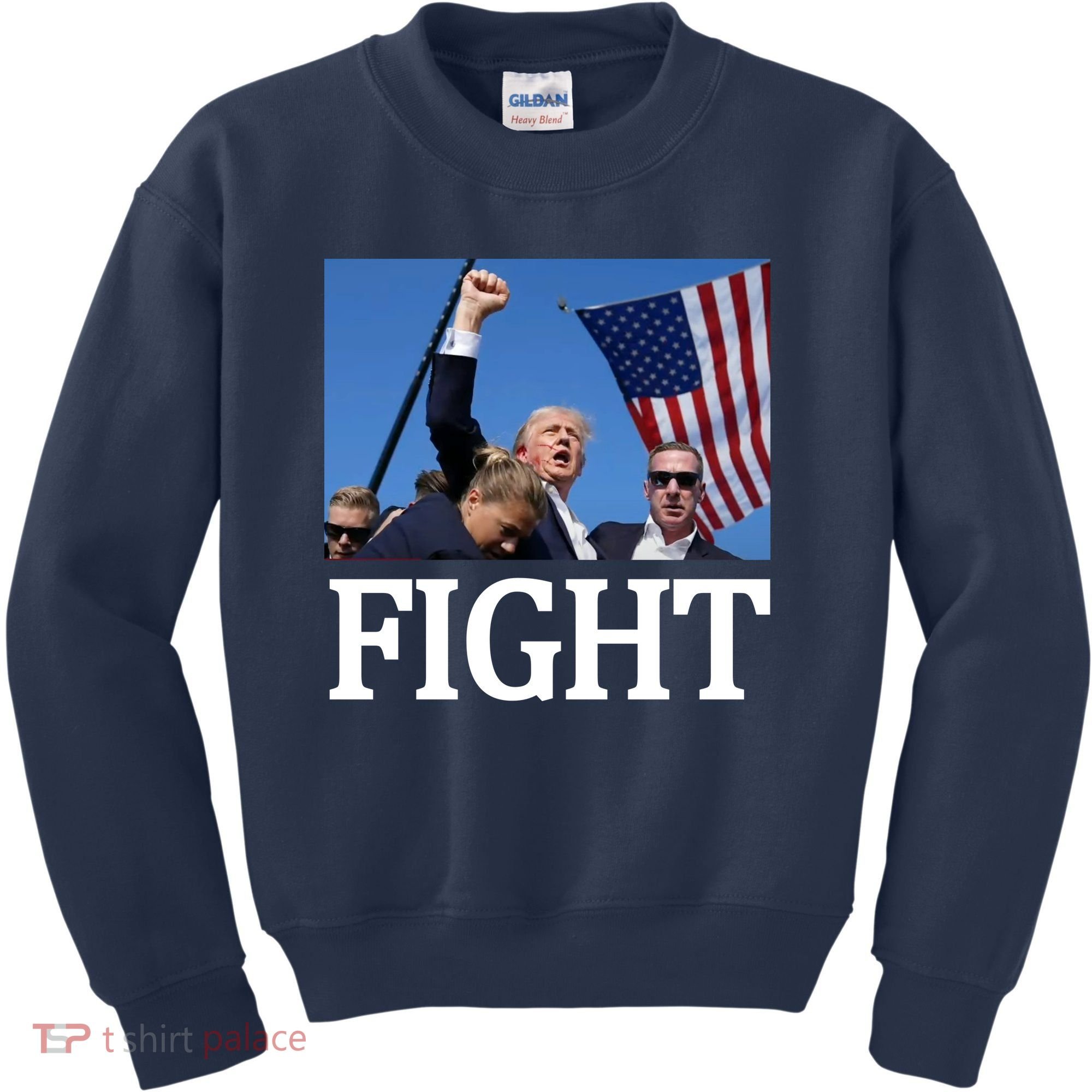 Fight For America Trump Assassination Attempt Fist Kids Sweatshirt