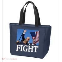 Fight For America Trump Assassination Attempt Fist Tote Bag thumb 3
