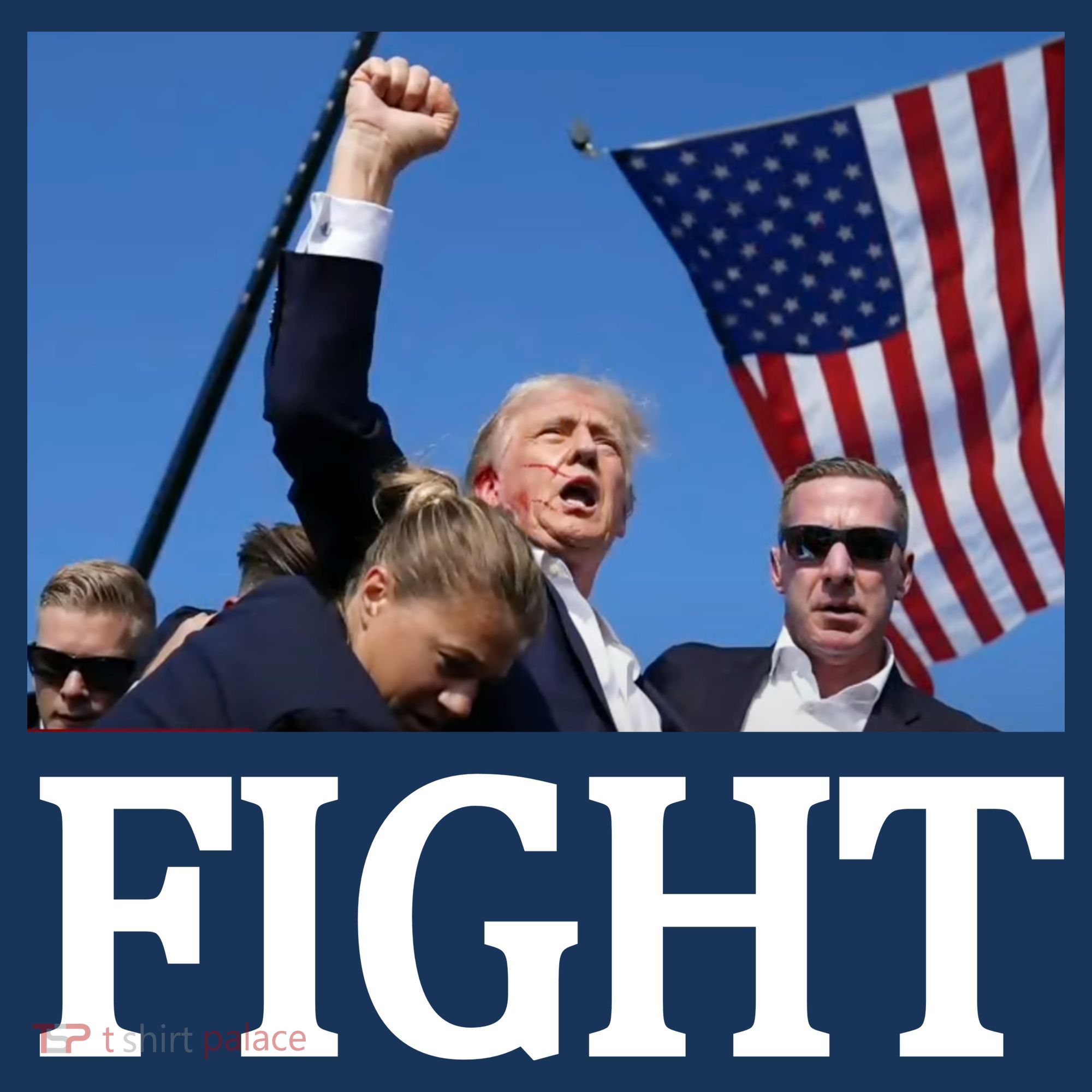 Fight For America Trump Assassination Attempt Fist Tote Bag