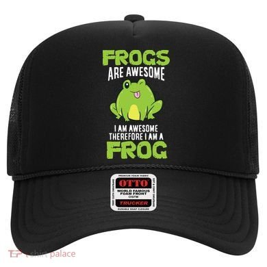 Funny Frogs Are Awesome I'm Awesome Therefore I'm Awesome Therefore I Am A Frog Hat
