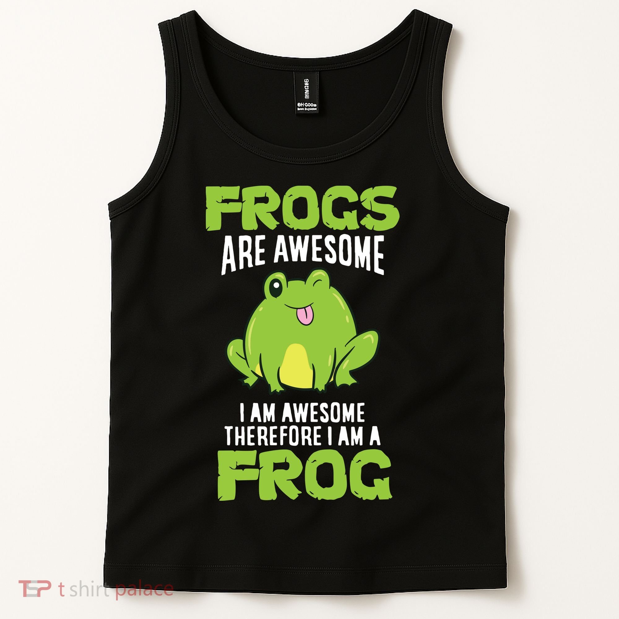 Funny Frogs Are Awesome I'm Awesome Therefore I'm Awesome Therefore I Am A Frog Tank Top