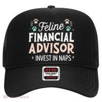 Feline Financial Advisor Invest In Naps Funny Cat Saying Hat thumb 0