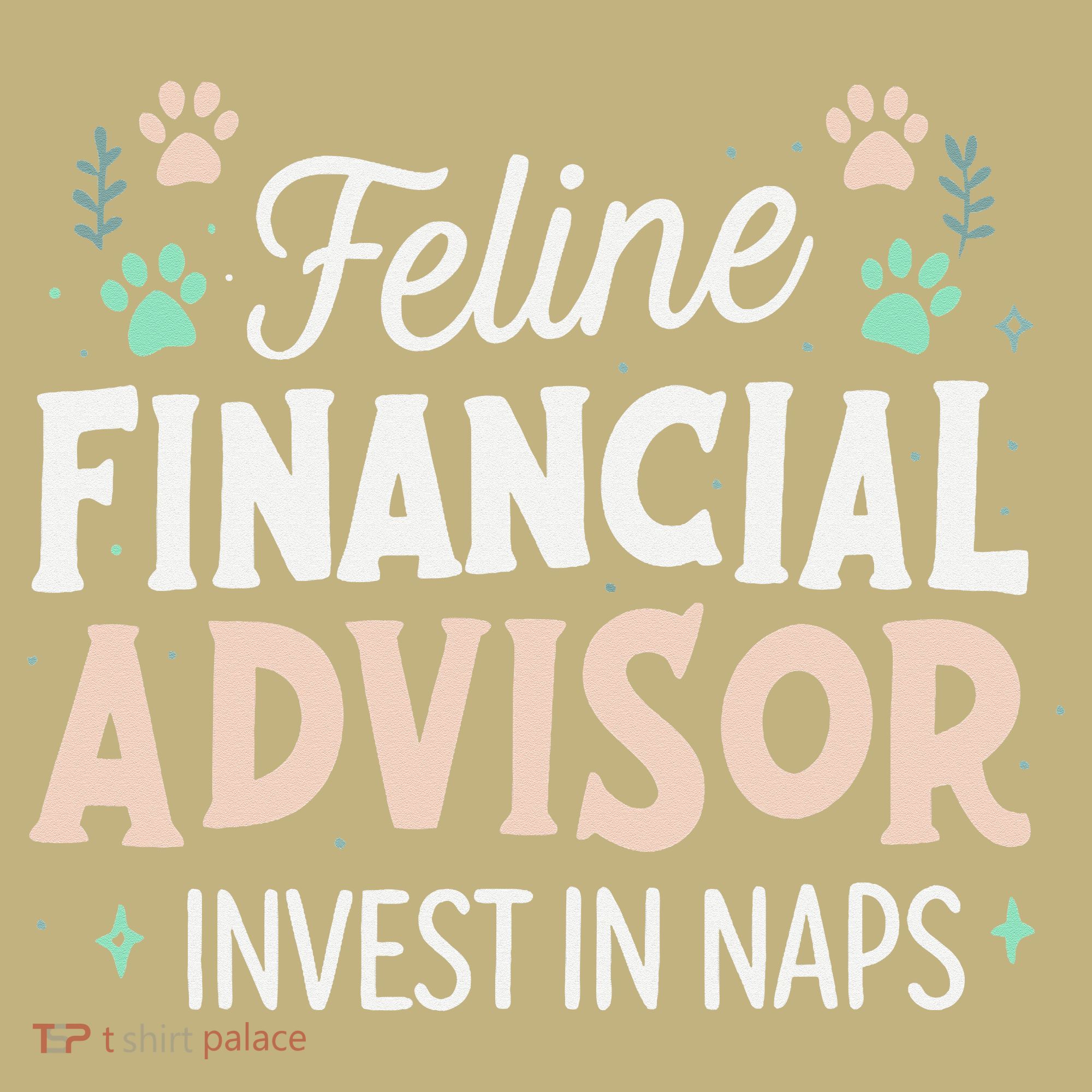 Feline Financial Advisor Invest In Naps Funny Cat Saying Hoodie