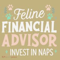Feline Financial Advisor Invest In Naps Funny Cat Saying Mousepad thumb 1