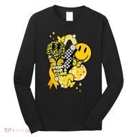 Fight For A Cure Retro Smile Face Childhood Cancer Long Sleeve Shirt thumb 0