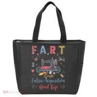 Fart Fabric Acquisition Road Trip For Sewing Quilting Lover Tote Bag thumb 0