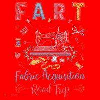 Fart Fabric Acquisition Road Trip For Sewing Quilting Lover Santa Hat thumb 1