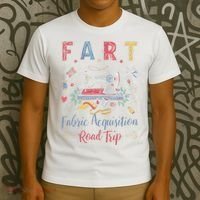 Fart Fabric Acquisition Road Trip For Sewing Quilting Lover T-Shirt thumb 3