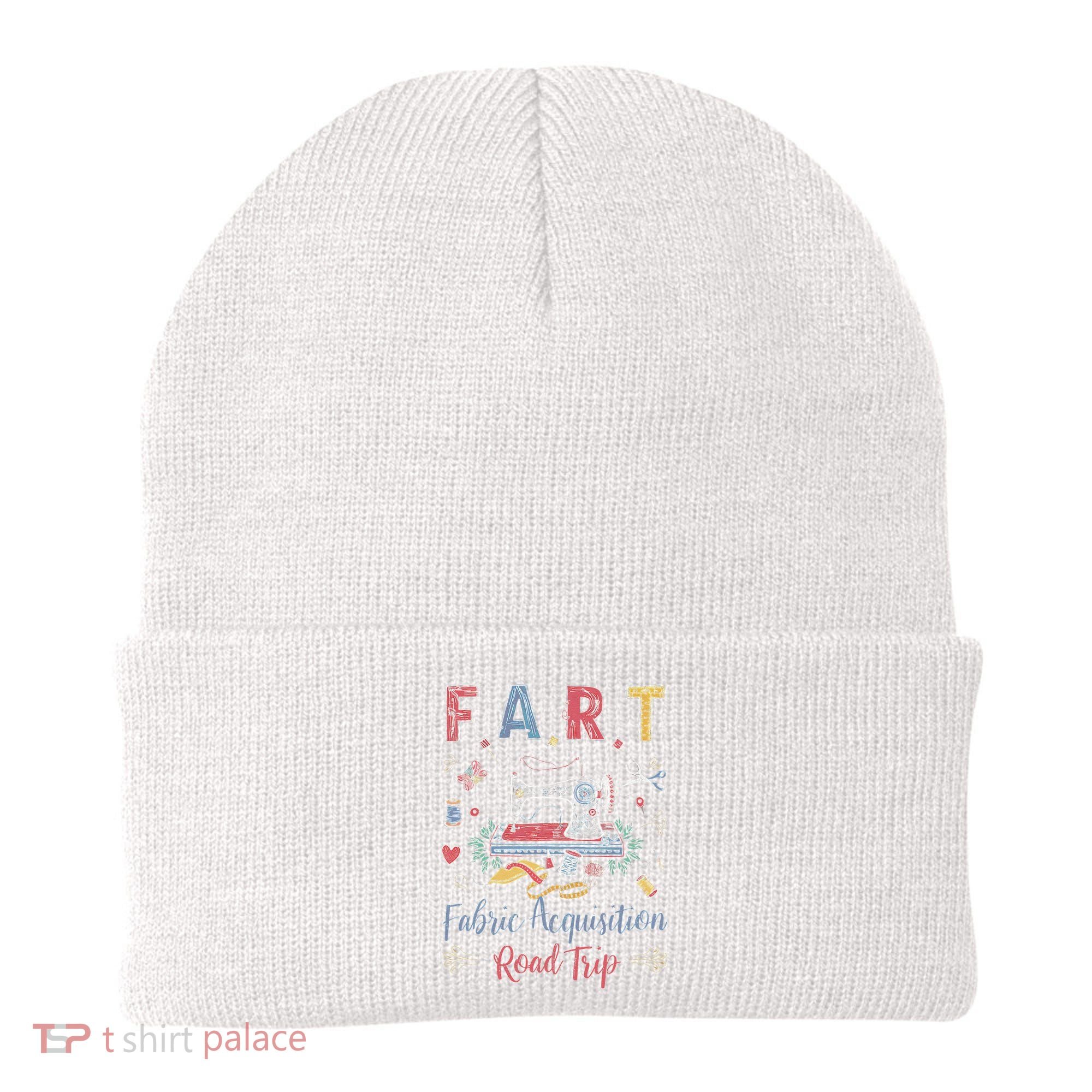 Fart Fabric Acquisition Road Trip For Sewing Quilting Lover Beanie