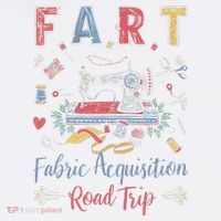Fart Fabric Acquisition Road Trip For Sewing Quilting Lover Women's Hoodie thumb 2