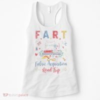 Fart Fabric Acquisition Road Trip For Sewing Quilting Lover Women's Tank Top thumb 0