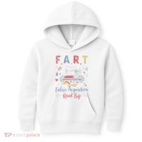 Fart Fabric Acquisition Road Trip For Sewing Quilting Lover Kids Hoodie thumb 0