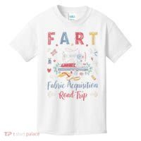 Fart Fabric Acquisition Road Trip For Sewing Quilting Lover Kids T-Shirt thumb 0