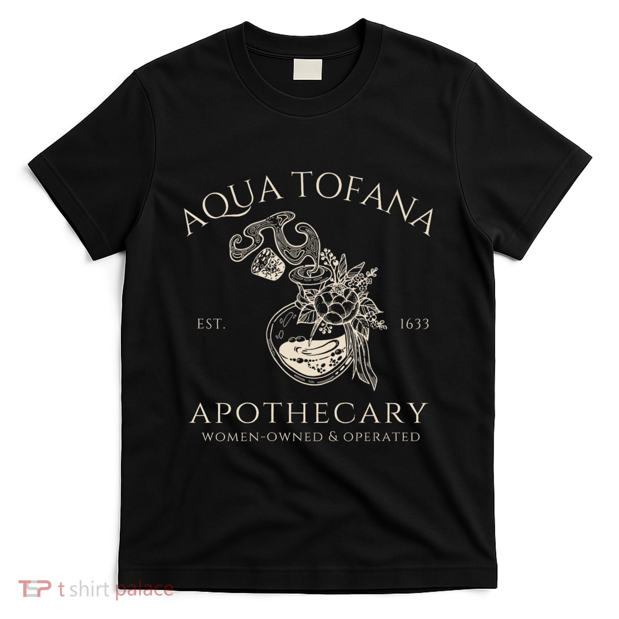 Funny Feminist Aqua Tofana Apothecary Vintage T-Shirt