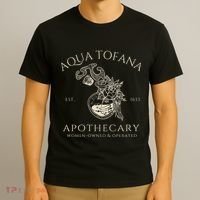 Funny Feminist Aqua Tofana Apothecary Vintage T-Shirt thumb 3