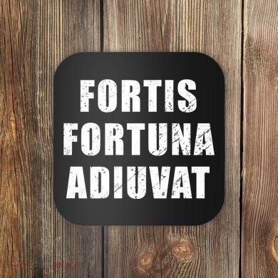 Fortis Fortuna Adiuvat Coaster