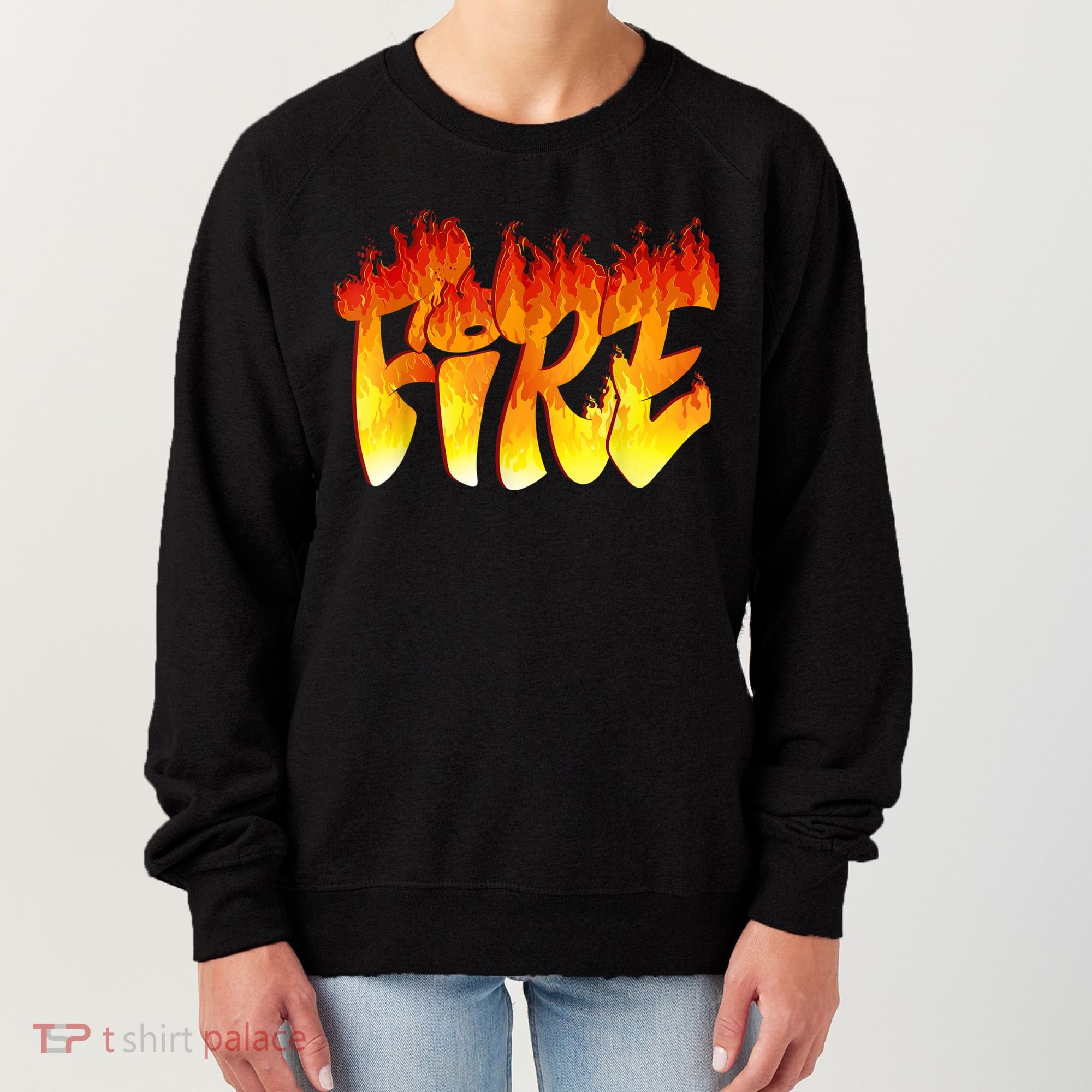 Funny Fire And Ice Costume Halloween Family Matching Women's Sweatshirt