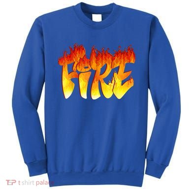Funny Fire And Ice Costume Halloween Family Matching Sweatshirt