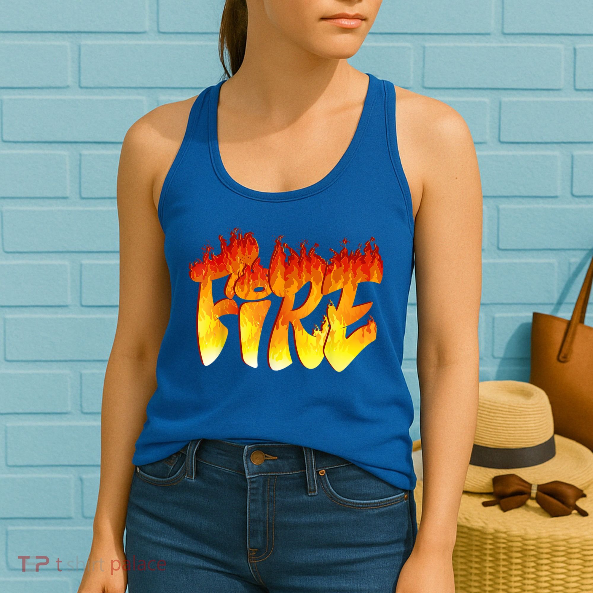 Funny Fire And Ice Costume Halloween Family Matching Women's Tank Top
