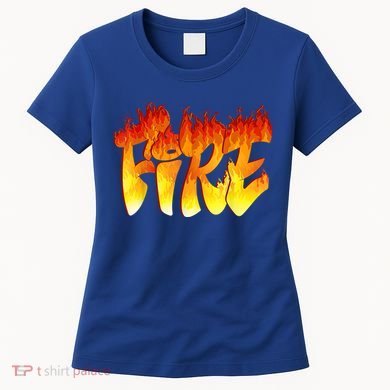 Funny Fire And Ice Costume Halloween Family Matching Women's T-Shirt