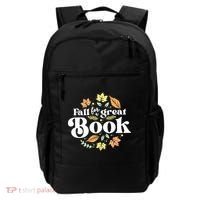 Fall For A Great Book Reading Librarian Autumn Teacher Backpack thumb 0