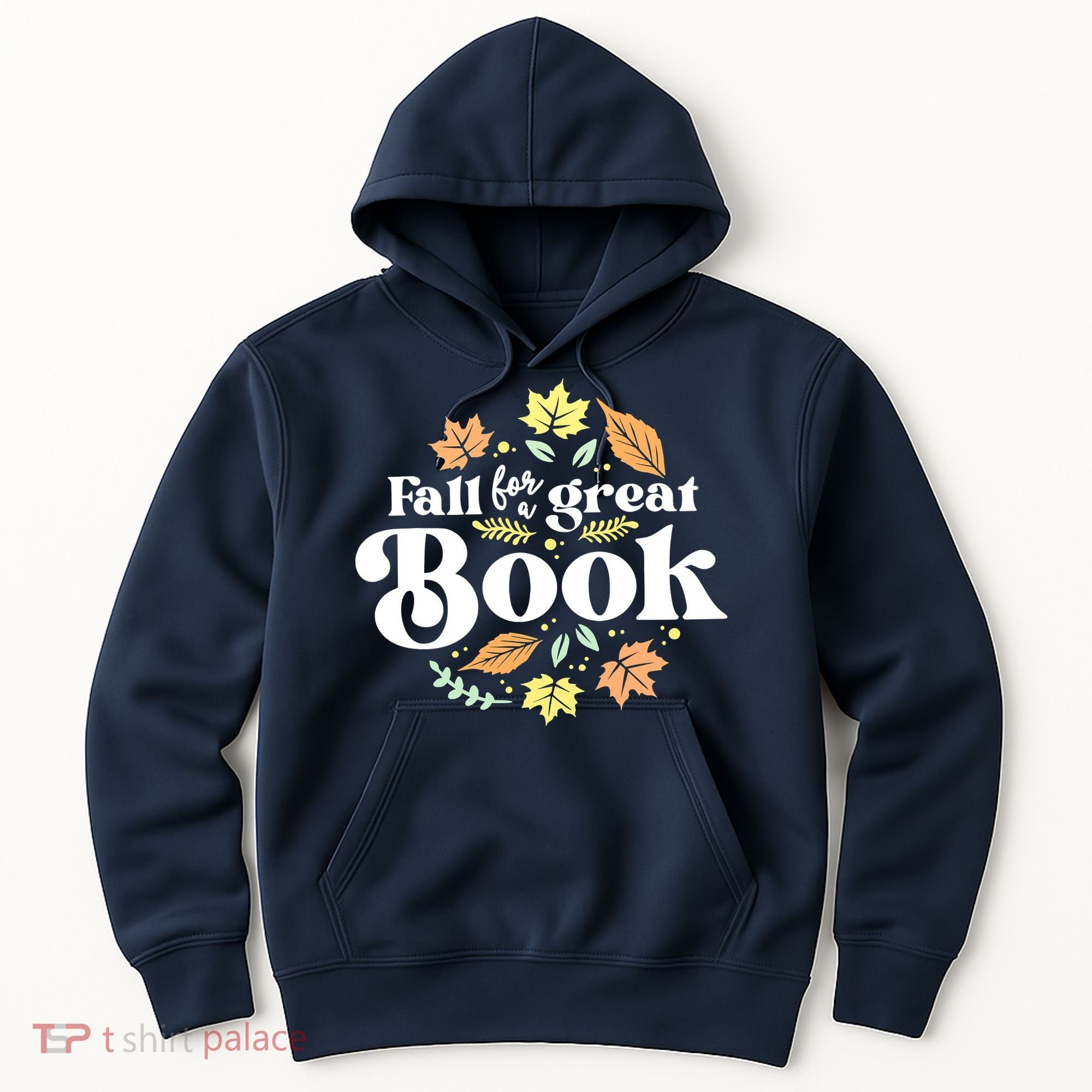 Fall For A Great Book Reading Librarian Autumn Teacher Hoodie