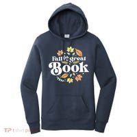 Fall For A Great Book Reading Librarian Autumn Teacher Women's Hoodie thumb 0