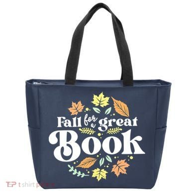 Fall For A Great Book Reading Librarian Autumn Teacher Tote Bag